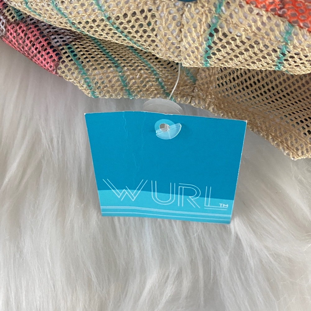 NWT Wurl Blue and Multicolor Meet you at Sunset one size fits most - Picture 9 of 10